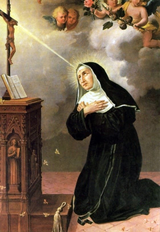 Saint Rita and the Vineyard