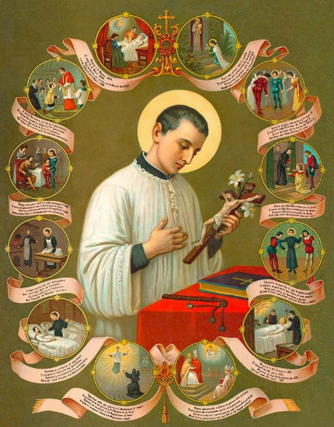 St Aloysius Gonzaga Penance Purity Mortification Candor