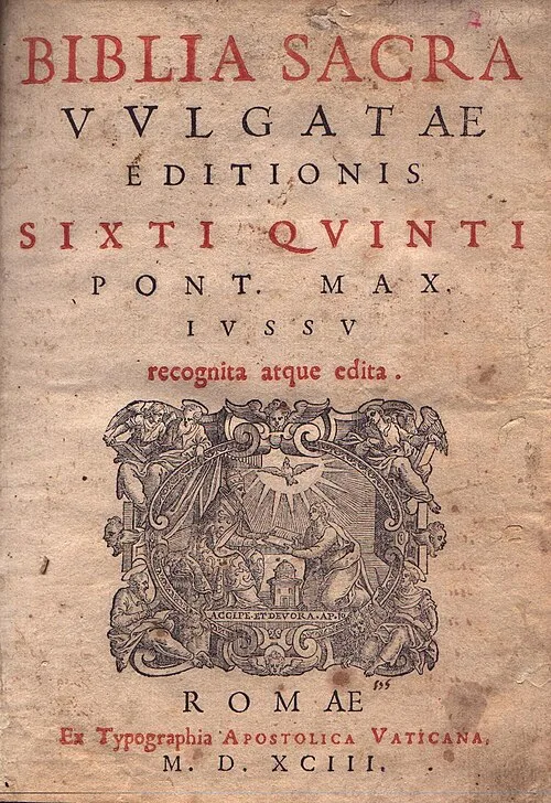 Sixto-Clementine_Vulgate_(1593)